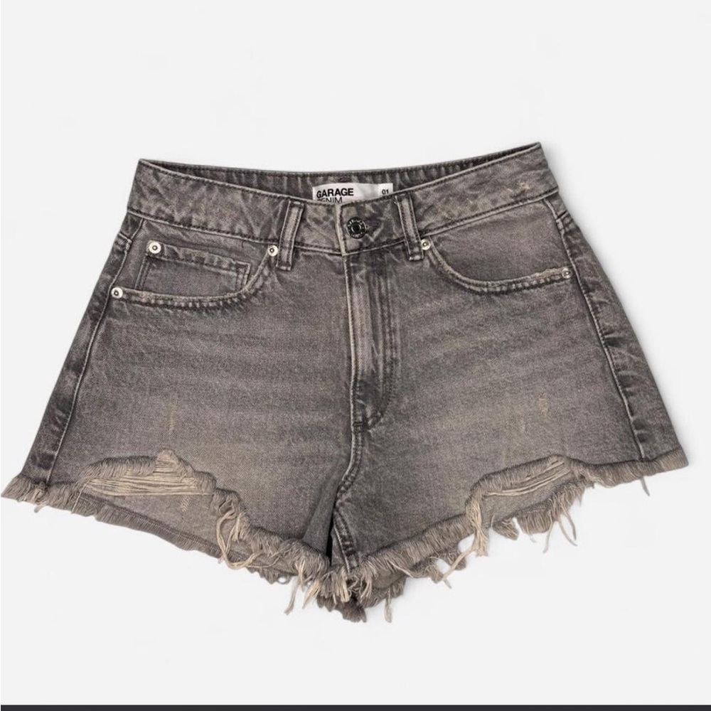 Garage Women's Charcoal Jean Shorts